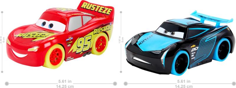 Carros de brinquedo Disney Pixar Cars Track Talkers Glow Racers